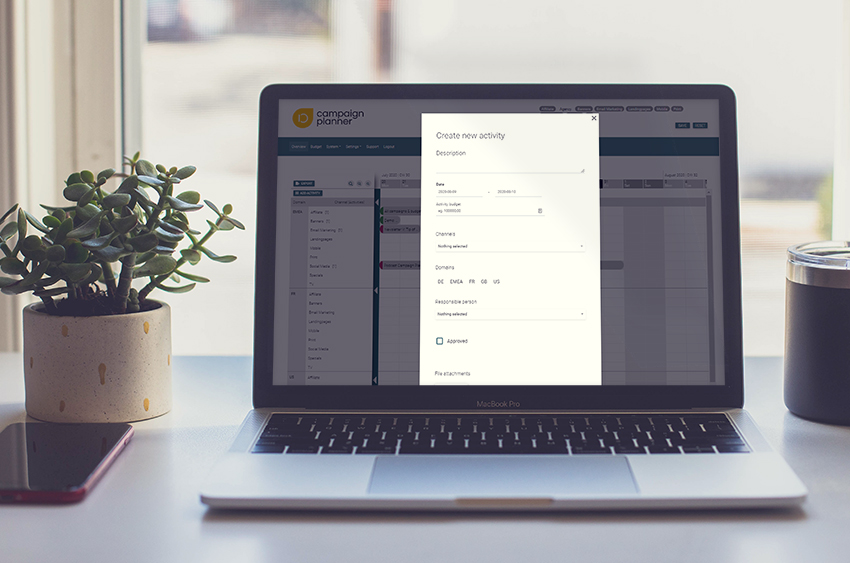 Campaign Planner: Neue Acitvität anlegen